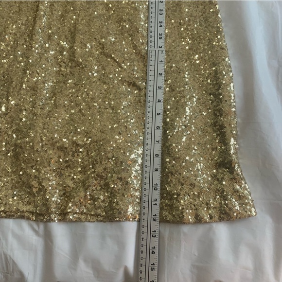 Custom  made gold dress womans - Picture 11 of 12